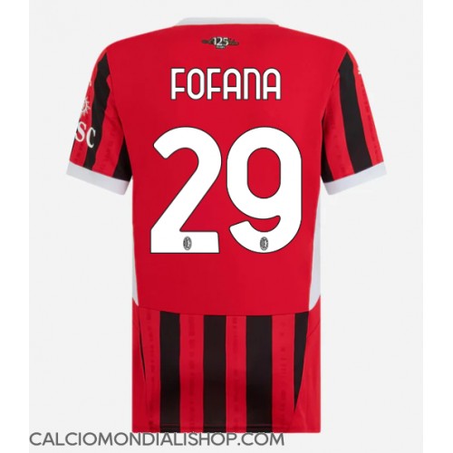 Maglie da calcio AC Milan Youssouf Fofana #29 Prima Maglia Femminile 2024-25 Manica Corta